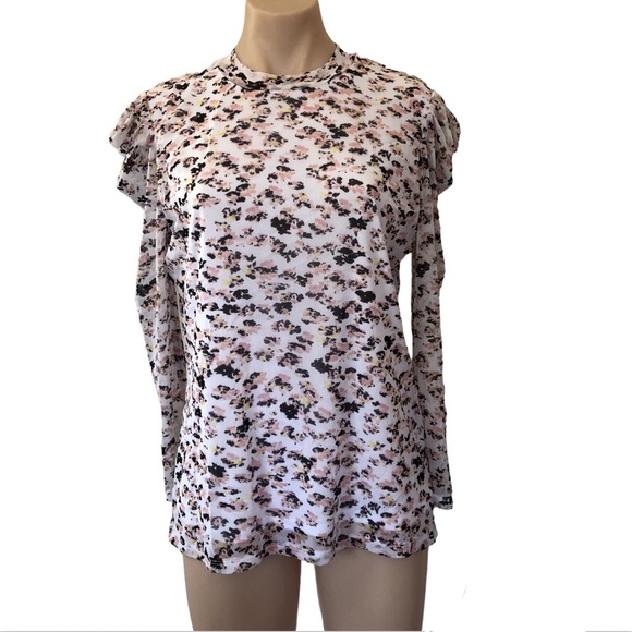 DECJUBA Tops - 🌿 DECJUBA 🌿 New blouse puff long sleeve lightweight blouse size M RRP $79